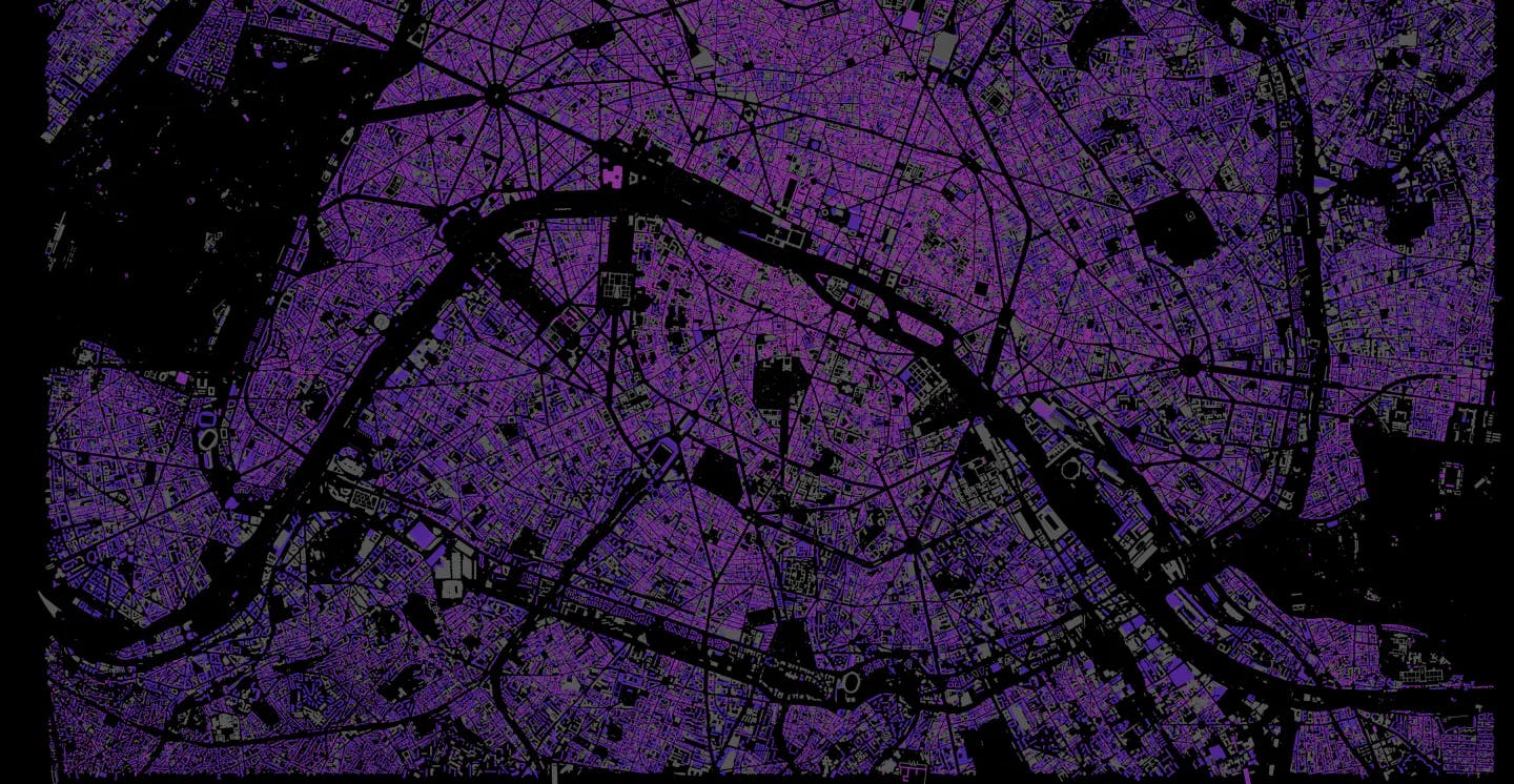 Data visualization of Paris city